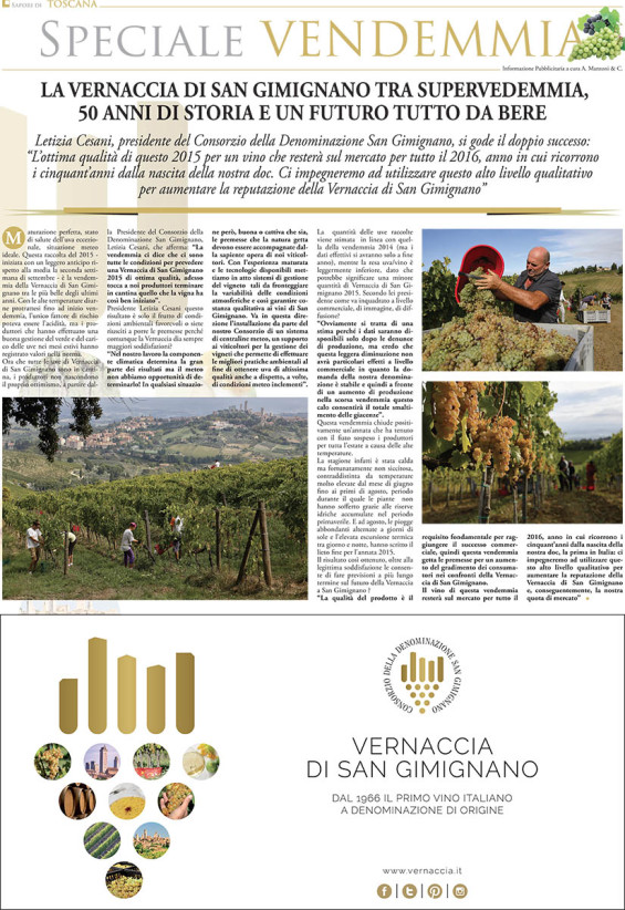 Spec. Vendemmia - Vernaccia