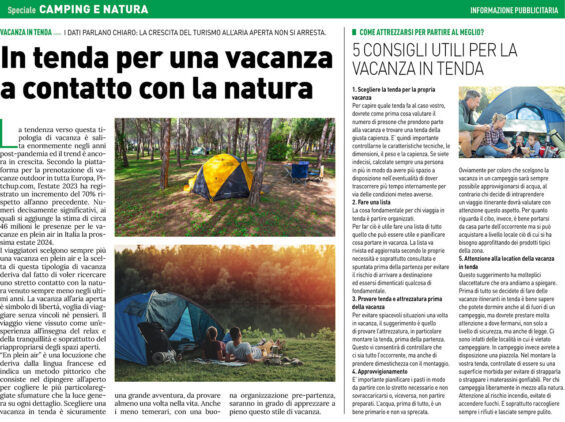 Speciale Camping e Natura