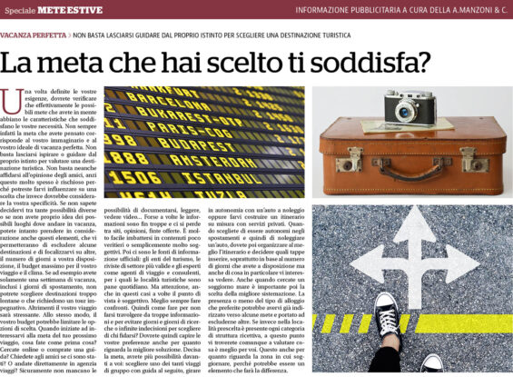 Speciale Mete Estive