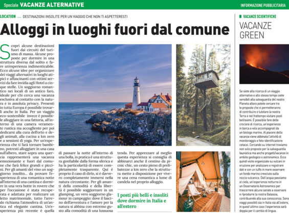 Speciale Vacanze Alternative